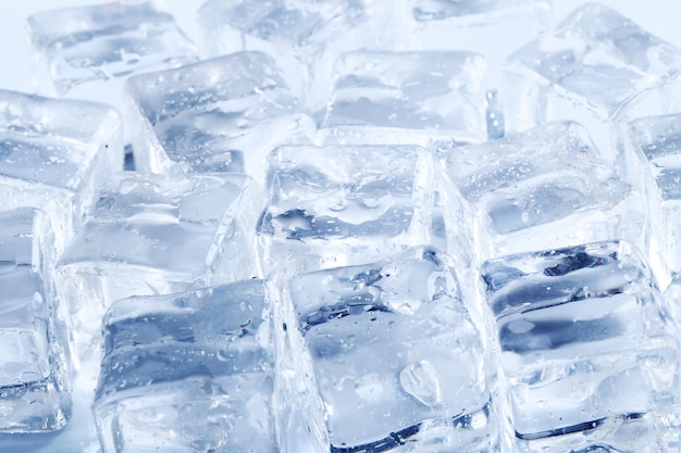 Free Photo ice cubes texture background