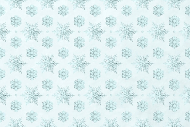 Free Photo icy snowflake pattern background, remix of photography by wilson bentley