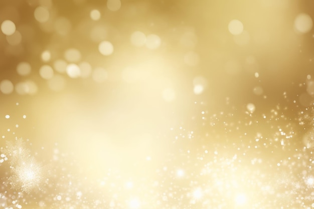 Free photo image elegant faded lights on a golden background