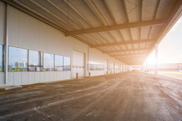 Free photo industrial park, factory building, warehouse