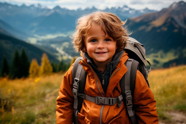 Kid taking part of sustainable travel movement