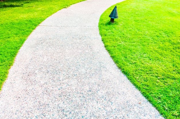 Free Photo landscape gardens background path sidewalk