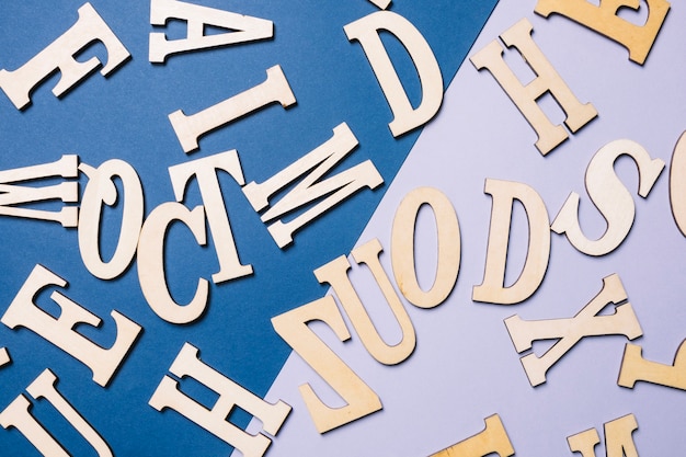 Free Photo letters of english alphabet