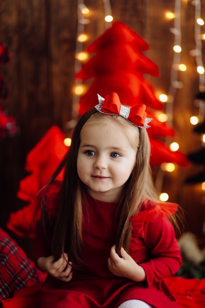 Little girl at the studio