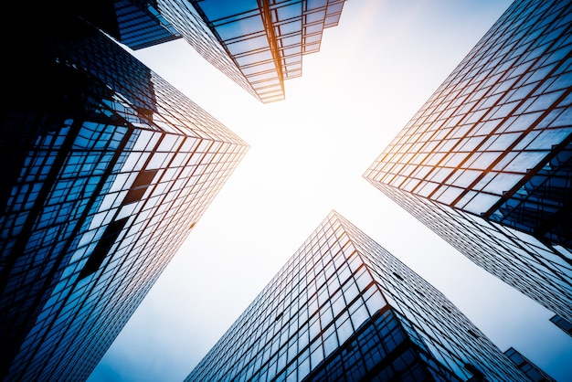 low angle view of skyscrapers