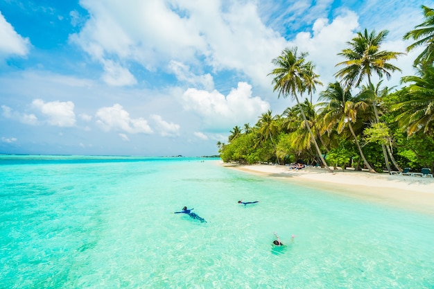 Foto gratuita isola delle maldive