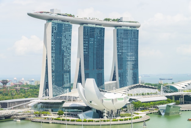 Free photo marina bay sand building