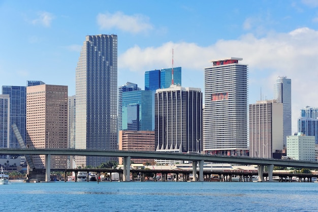 Free photo miami skyscrapers