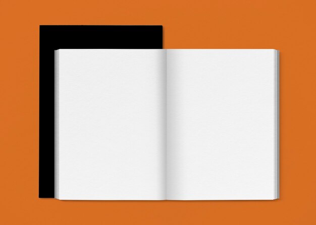 Minimal book page for publishing companies