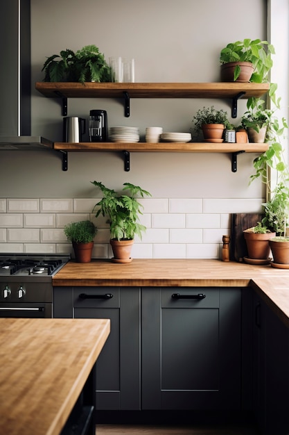 Minimalist kitchen interior design