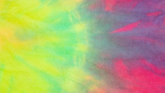 Free photo multicolored tie-dye textile