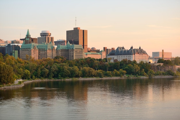 Free photo ottawa sunset