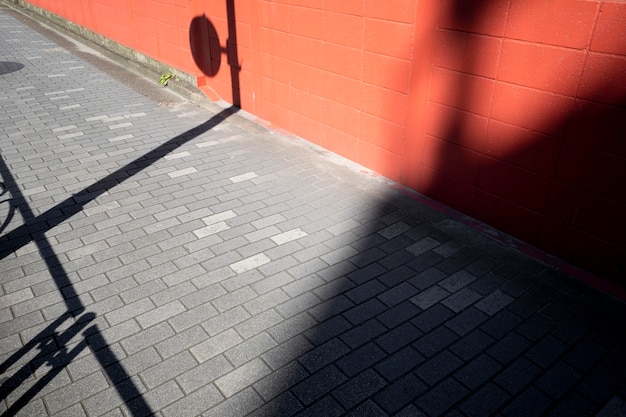 Free photo outdoors abstract shadow in daytime