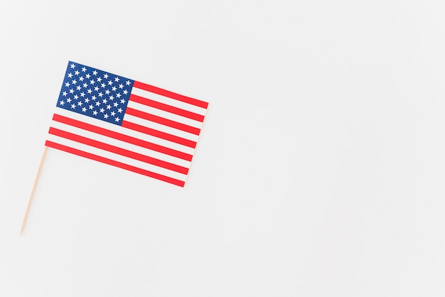 Free photo paper flag of united states of america