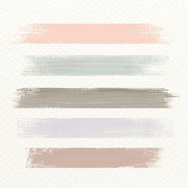 Free photo pastel acrylic brush stroke