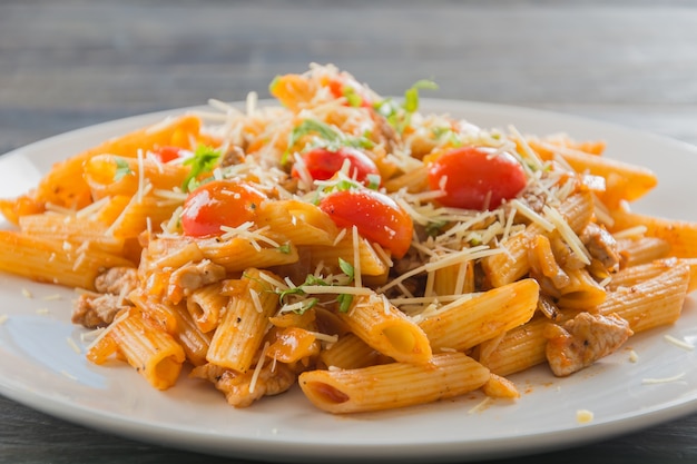 Free photo penne pasta