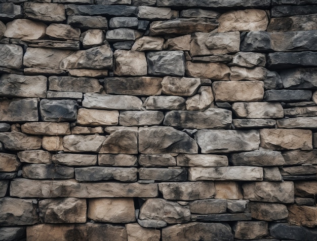 Free Photo photorealistic stone wall surface