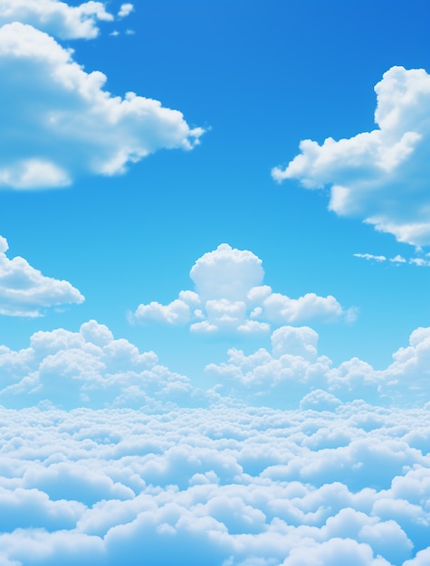 Free photo photorealistic style clouds