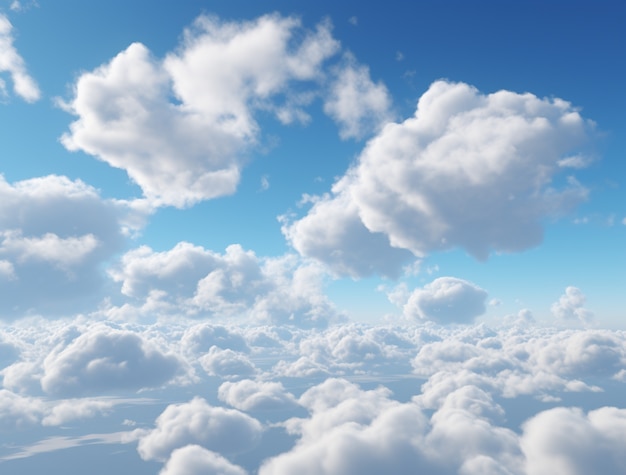 Free photo photorealistic style clouds