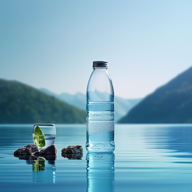 Free photo photorealistic water bottle