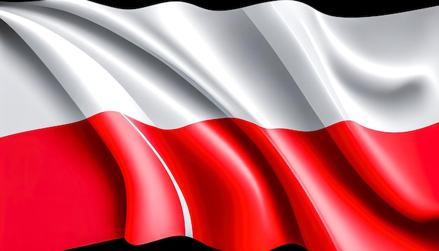 Free Photo poland texture flag patriotic background generative ai