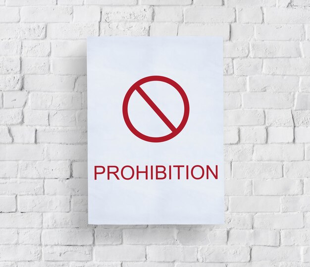 Prohibition Prevent Caution Terminate Warning Risk