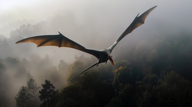 Free photo pterodactylus in nature