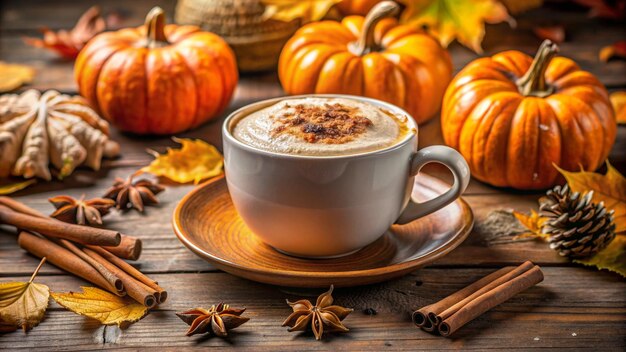 Pumpkin Spice Latte and Fall Decor