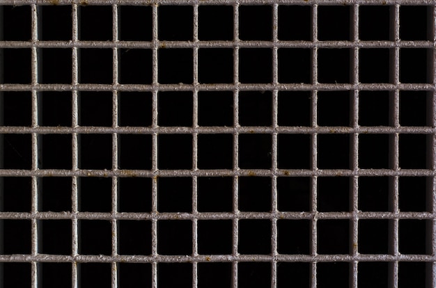 Free photo rusted metal grid