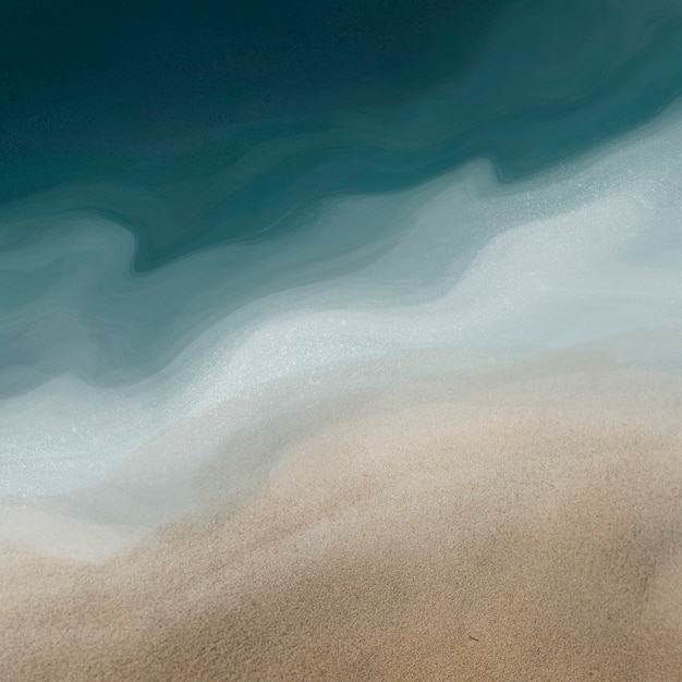 Free Photo sand and sea watercolor texture background