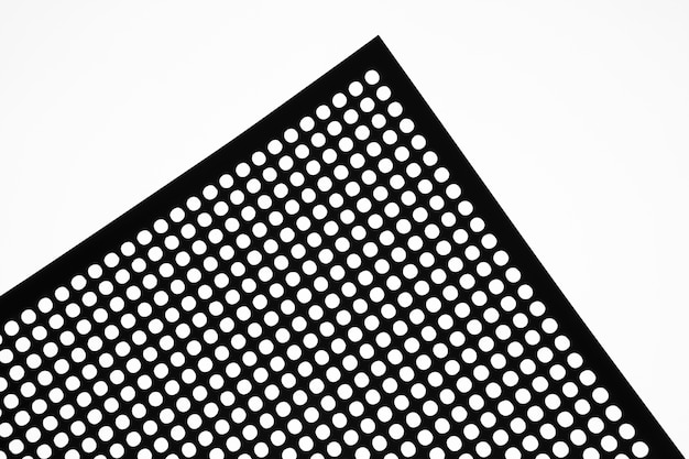 Free Photo sheet of perforated material with tiny holes