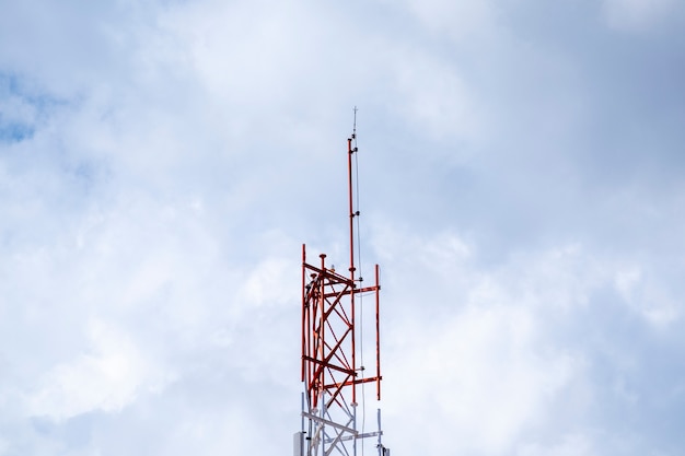 Free photo signal post and sky