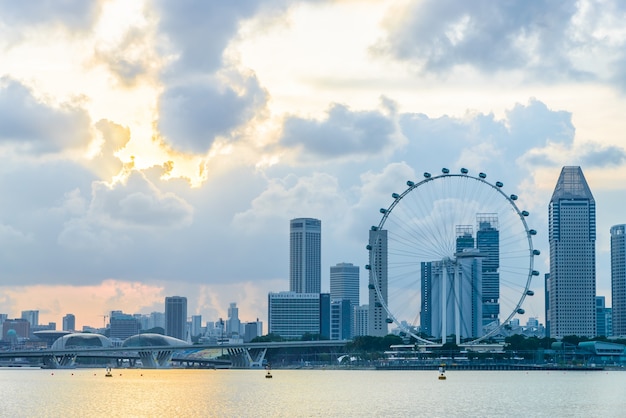 Free photo singapore flyer