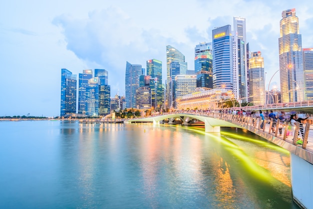 Free photo singapore - july 17: cityscape of singapore, july 17, 2015, sing