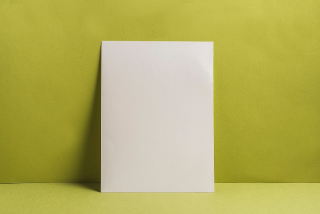 Free Photo single blank page against plain background