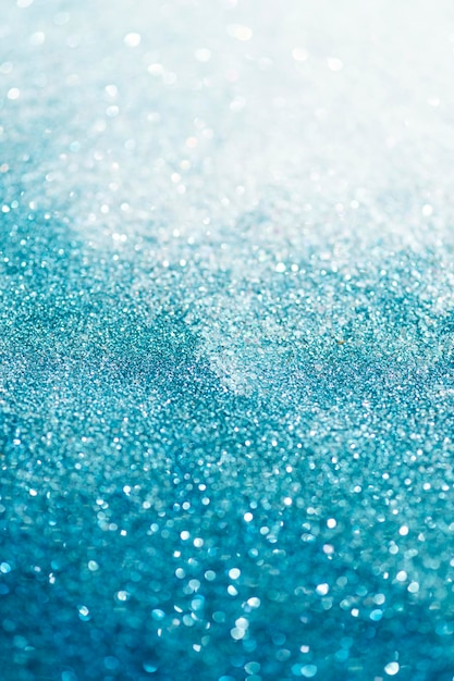 Free photo sparkly teal glitter background