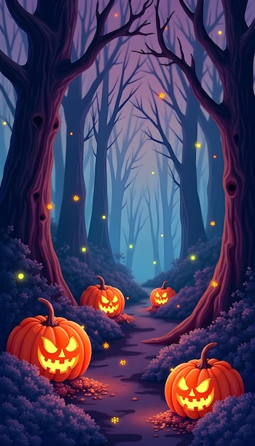 Spooky halloween background