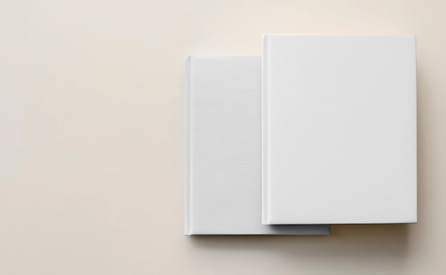 Square book office mockup