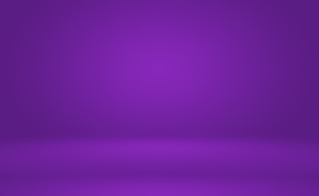 Studio Background Concept - abstract empty light gradient purple studio room background for product. Plain Studio background.