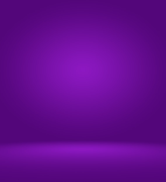 Free Photo studio background concept - abstract empty light gradient purple studio room background for product.