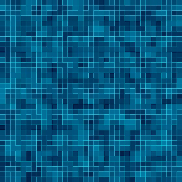 Texture Swimming pool Mosaic tile background. Wallpaper, banner, backdrop.