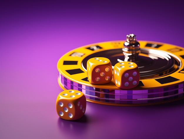 Free photo three dimensional casino item