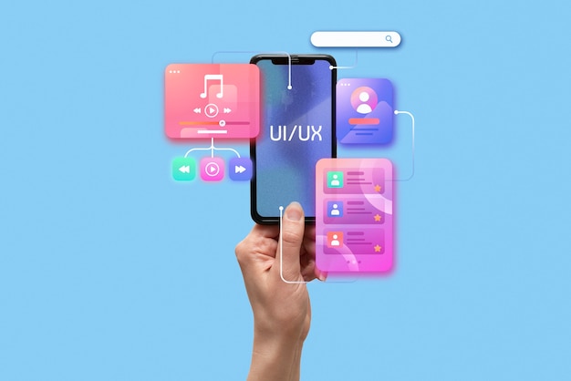 Ui and ux representations with smartphone