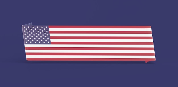 Free photo united states flag banner