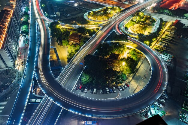 urban traffic with cityscape