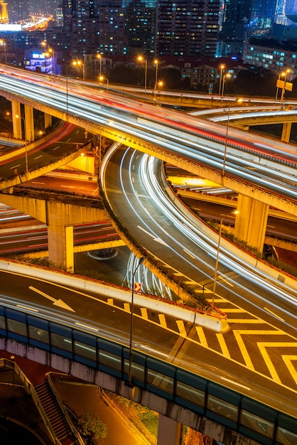 urban traffic with cityscape