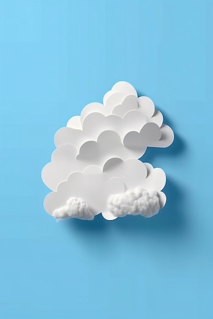 Free photo view of 3d clouds