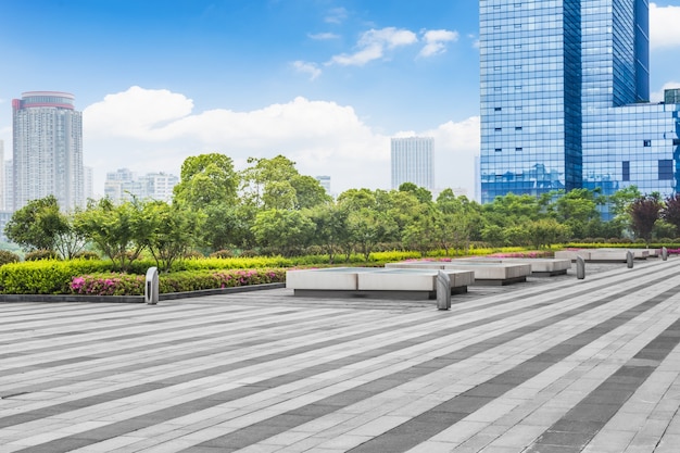 Free photo view of city square