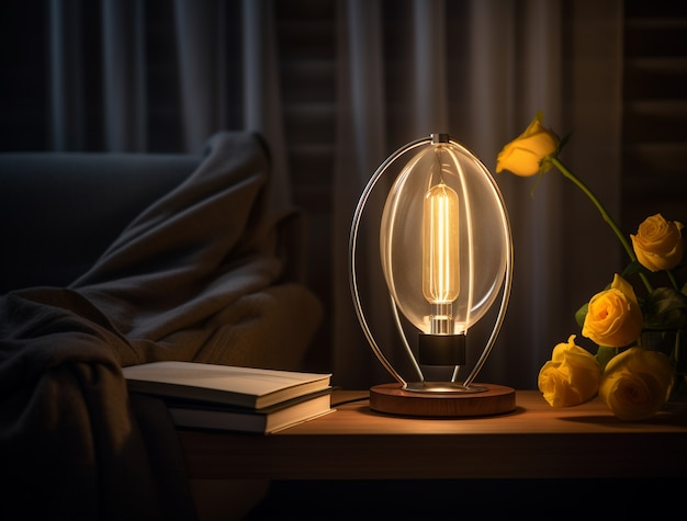 Free photo view of contemporary photorealistic lamp