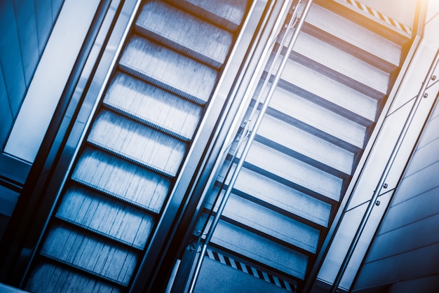 View of Escalator in an underground station